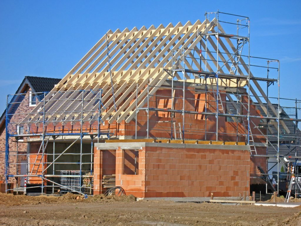 garage being built