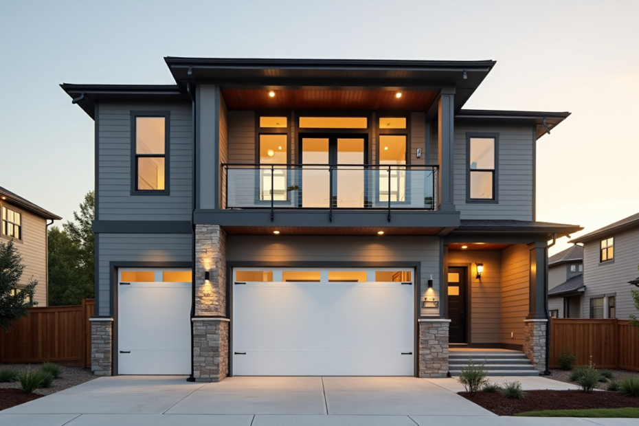 garage with apartment over