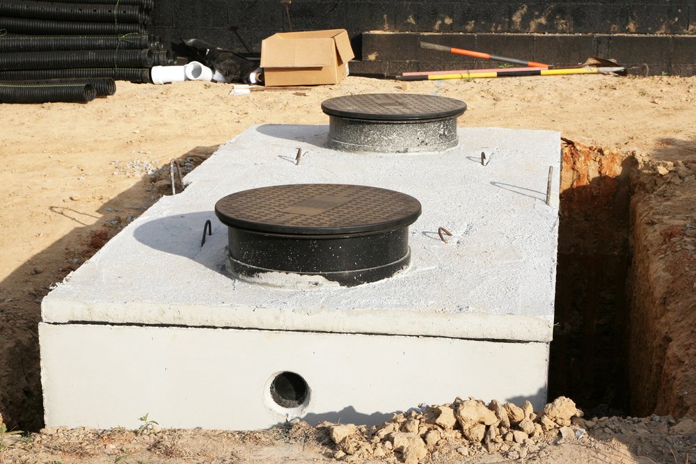 concrete septic tank